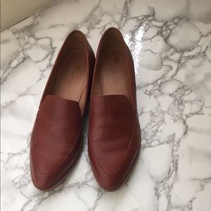 Madewell loafers in size 8 worn once brown color